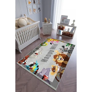 10 Post Onlineçocuk Odası Halısı Çok Renkli Yolluk Kaymaz Yuvarlak Oval Kesme Ince Yıkanabilir Halı