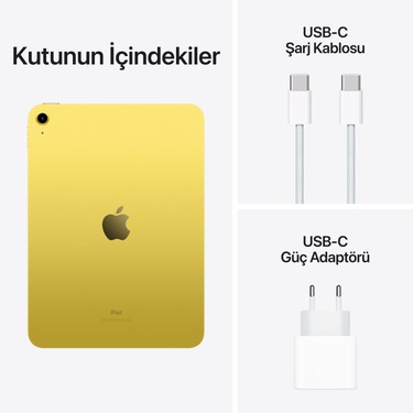 Apple iPad 10.Nesil 256GB 10.9 Wi-Fi Tablet - MPQA3TU/A Fiyatı