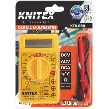 Knitex KTX-659 Dijital Multimetre Ölçüm Aleti-56 Fiyatı
