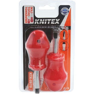 Knitex KTX-2678 Topaç 2'li Tornavida Seti Fiyatı