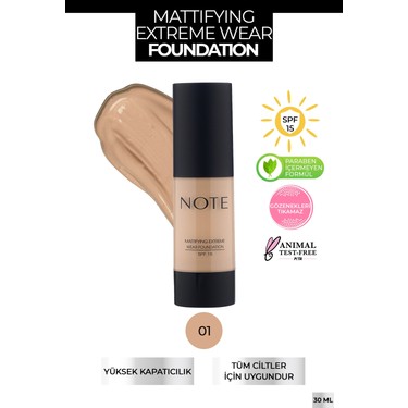 Mattifying Extreme Wear Spf 15 Yoğun Kapatıcı Mat Bitişli Fiyatı