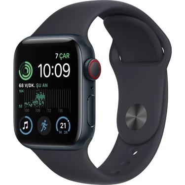 Apple Watch Se Gps + Cellular 40MM Midnight Aluminium Case With Midnight Sport Band - Regular