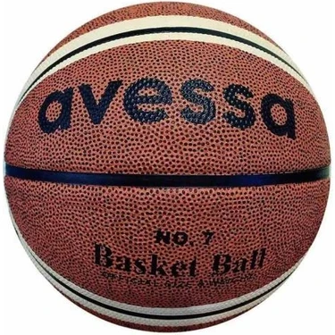 Avessa BT170 Kahve Basketbol Topu No 7 Kauçuk Malzeme ile Yüksek Performans için