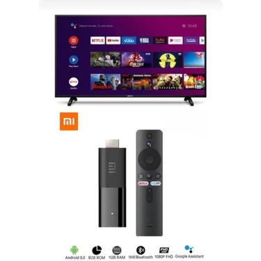 Xiaomi 2023 Hediyeli TV Stick - Fire TV Stick - Android TV Box- Akıllı TV Internet TV / Media