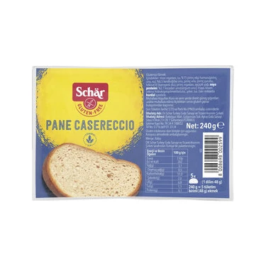 Schar Glutensiz Ev Ekmeği Pane Casereccıo 240 G  (  3  Adet 