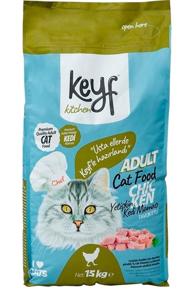 Keyf Etli Kedi Maması 5 kg