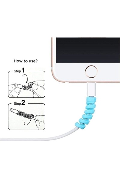 Ankacep Apple iPhone 7 Kılıf Kamera Korumalı Logo Gösteren Omega Kapak + Kablo Koruyucu