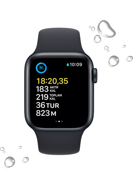 Watch Se Gps 40MM Midnight Aluminium Case With Midnight Sport Band - Regular MNJT3TU/A