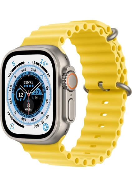 Watch Ultra Gps + Cellular, 49MM Titanium Case With Yellow Ocean Band MNHG3TU/A