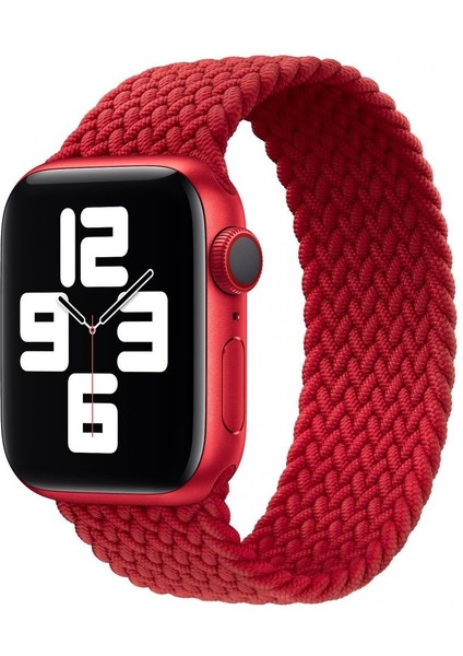 Watch 40 mm Tek Örgülü Loop (Product) Red 8 Kayış MY7N2ZM/A