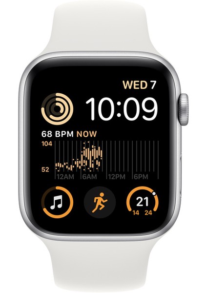 Watch Se 2. Nesil Gps 44MM Silver Aluminium Case With White Sport Band - Regular MNJX3TU/A modelleri