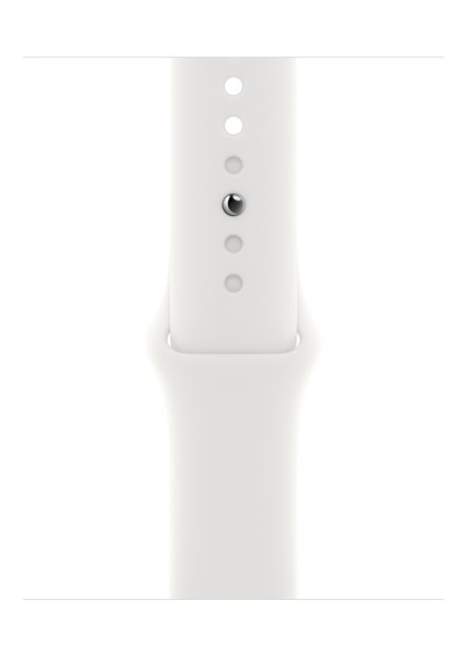 Watch Series 8 Gps 41MM Silver Aluminium Case With White Sport Band - Regular MP6K3TU/A