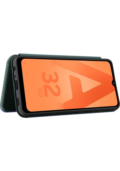 Samsung Galaxy A32 4g Için Otomatik Emilmiş Stand Karbon Fiber Doku Deri Kabuk Kapağı Eu Versiyonu (Yurt Dışından) fırsatları