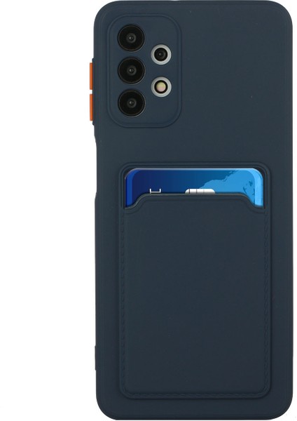 Samsung Galaxy A32 4g Için Kart Tutucu Kapağı Ile Damla Dayanıklı Yumuşak Tpu Telefon Kılıfı (Yurt Dışından)