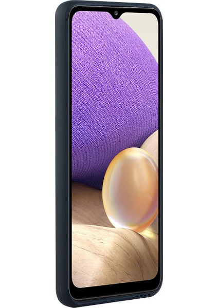 Samsung Galaxy A32 4g Için Kart Tutucu Kapağı Ile Damla Dayanıklı Yumuşak Tpu Telefon Kılıfı (Yurt Dışından)