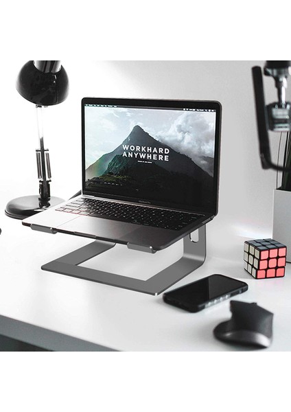 M5 Alüminyum Ergonomik Macbook Bilgisayar Standı Space Gray