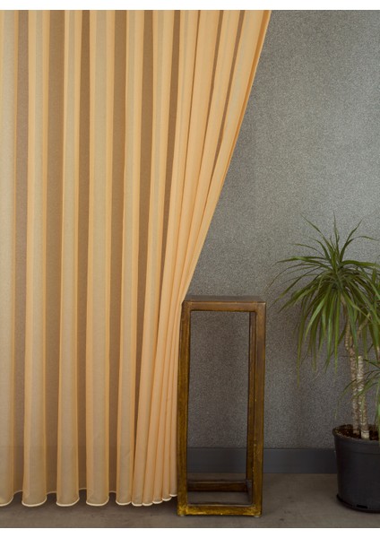 Etamin Tül Sarı 1-3 Sık Pile 300X260