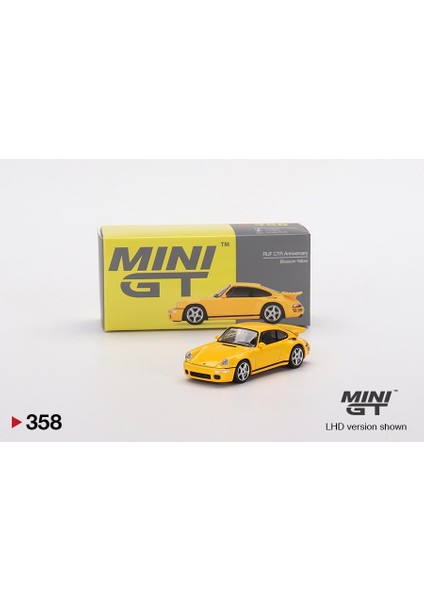 358 Ruf Ctr Anniversary Blossom 1:64 Sarı Model Araba fırsatları