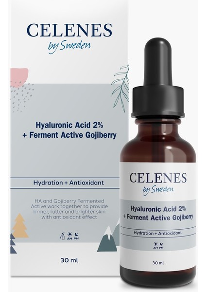 Celenes By Sweden Hyaluronic Acid Ferment Active Gojiberry Yüz Serumu