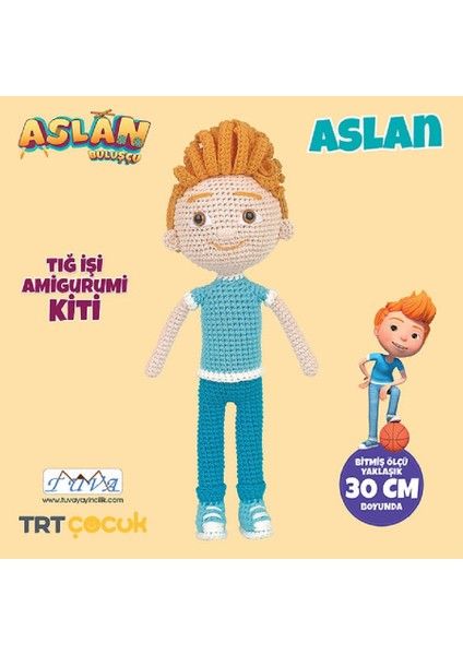 Tuva Tığ Işi Amigurumi Kiti: Aslan Buluşçu