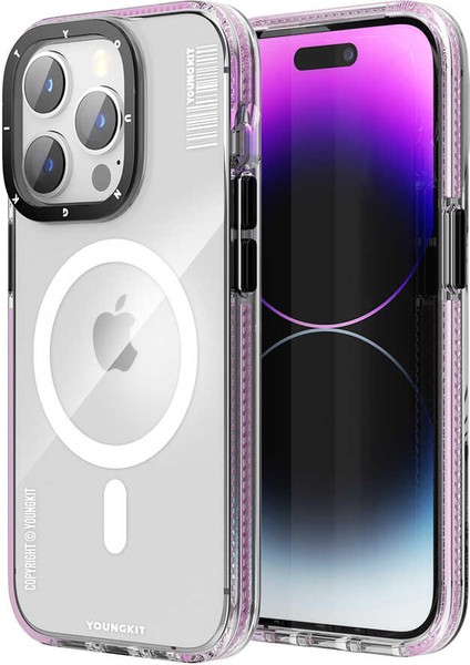 Apple iPhone 14 Pro Max Kılıf Magsafe Şarj Özellikli Youngkit Exquisite Serisi Kapak