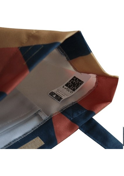 Bez Çanta- Çift Tarafı Dijital Geometrik Baskılı fırsatları