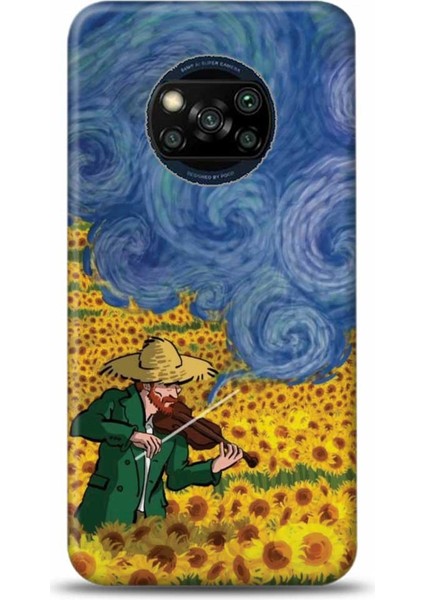 Xiaomi Poco X3 Nfc Uyumlu Vincent Van Gogh Tasarımlı Telefon Kılıfı