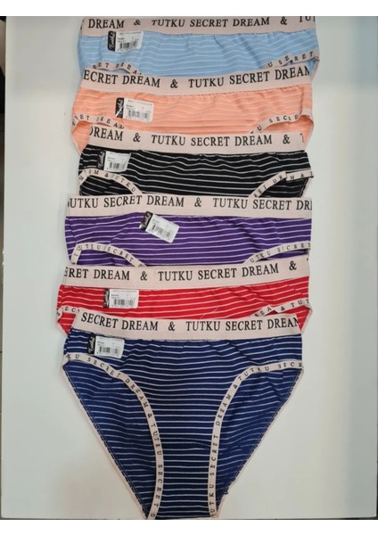 Kadın Diana Bikini Külot Kombin 6' Lı