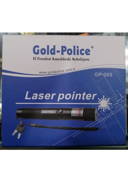 Gold Police Şarjlı Lazer