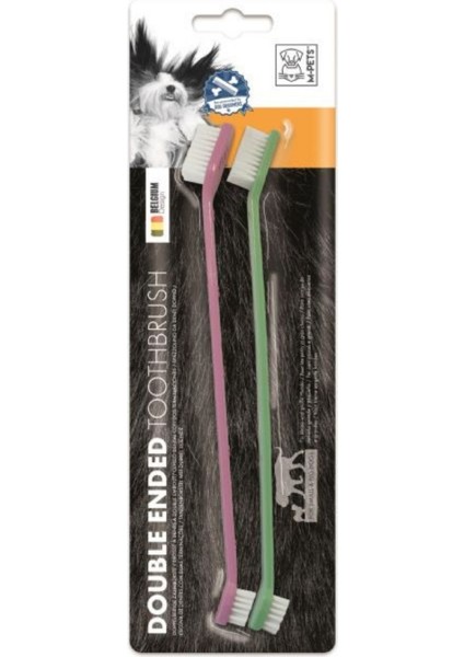 Çift Taraflı Köpek Diş Fırçası 2'li Paket