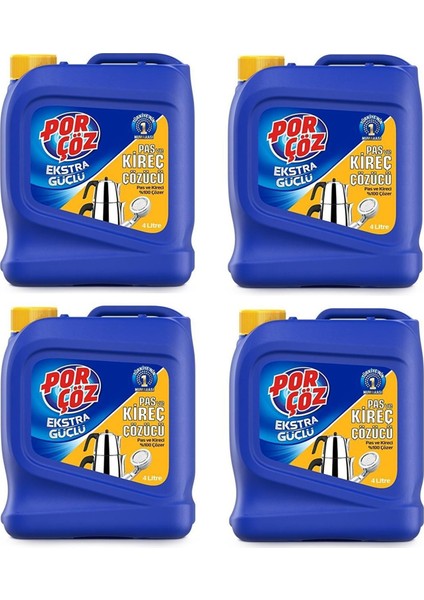 4 Lt Kıreç ve Pas Çözücü 4x4=16 Lt