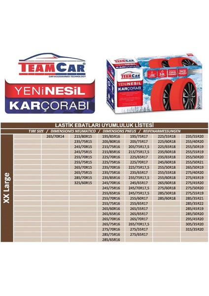 Team Car Kar Çorabı Actıve Xx- Large