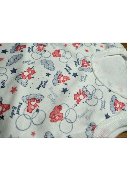 Askılı Çıtçıtlı Bebek Badi 4 Adet