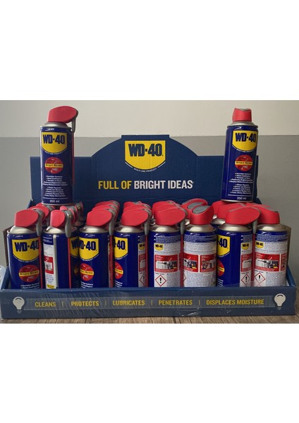 Wd-40 Çok Amaçlı Pas Sökücü Yağlayıcı Kayganlaştırıcı Smart Straw Sprey 350 ml 12'li Paket