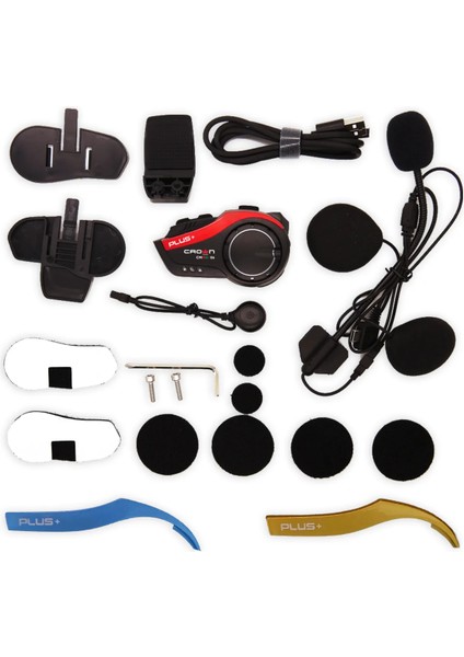 6 Kişilik interkom Motosiklet Kask Bluetooth intercom kulaklık Seti CMMK-06 PLUS+