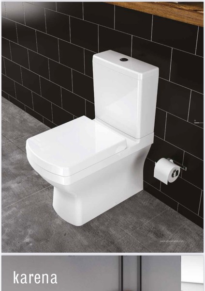 Seramik Karena Duvara Sıfır Kare Klozet modelleri