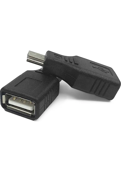 USB Dişi To Mini USB Erkek Otg Araç Aux Çevirici Adaptör