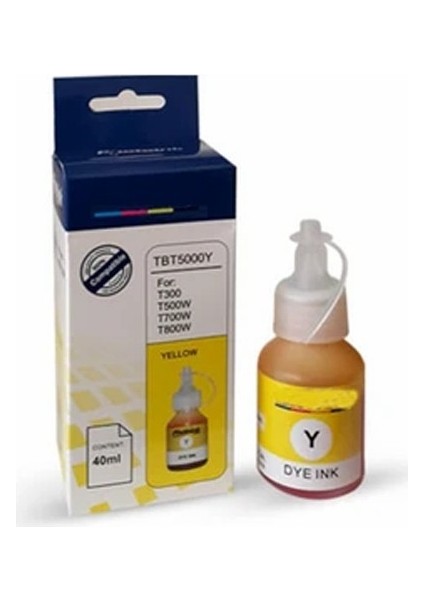 brother BT-5000 Sarı Y Muadil Mürekkep 42 Ml.
