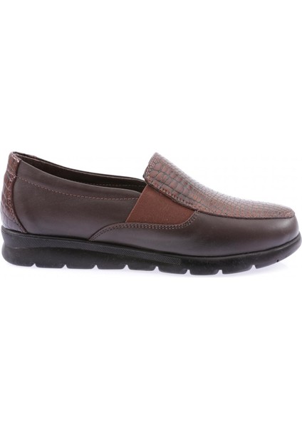 730-23Y Kadin Lastik Detayli Comfort Ayakkabi