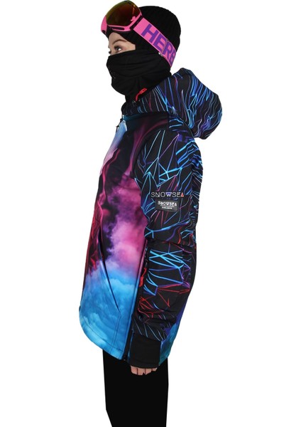 SS7914 Mr. Panda Kayak Montu, Kadın Snowboard Montu modelleri