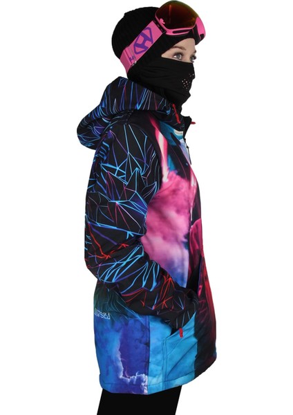 SS7914 Mr. Panda Kayak Montu, Kadın Snowboard Montu fırsatları