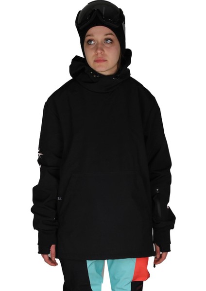 SS7908 Siyah Snowboard Montu, Kadın Kayak Montu