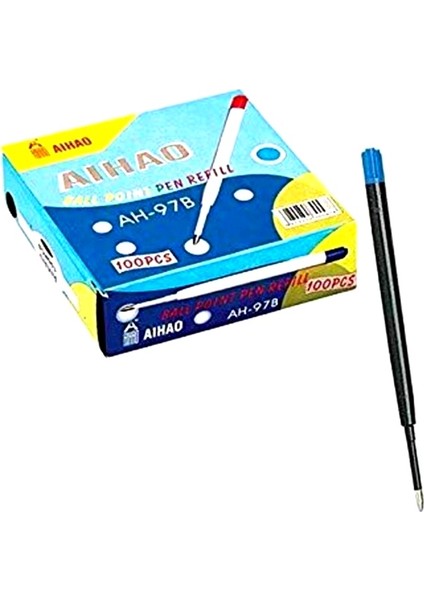 Aihao Tükenmez Kalem Yedeği 97-B Mavi 5 Adet
