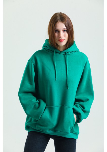 Pamuklu Oversize Kapüşonlu Sweatshirt fırsatları