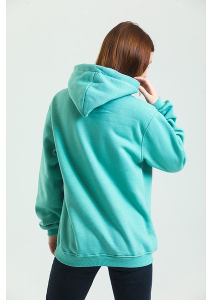 Pamuklu Oversize Kapüşonlu Sweatshirt indirimleri