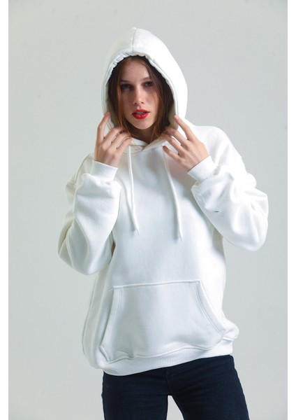 Pamuklu Oversize Kapüşonlu Sweatshirt modelleri