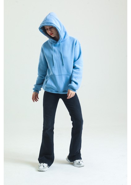 Pamuklu Oversize Kapüşonlu Sweatshirt fiyatları
