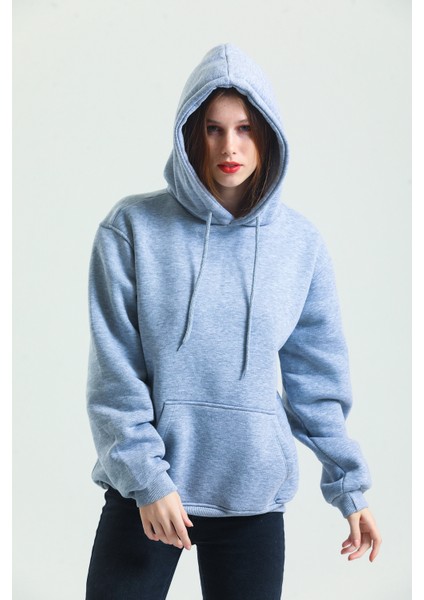 Pamuklu Oversize Kapüşonlu Sweatshirt