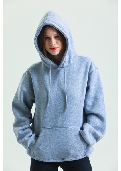 Pamuklu Oversize Kapüşonlu Sweatshirt modelleri