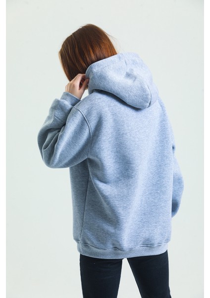 Pamuklu Oversize Kapüşonlu Sweatshirt indirimleri